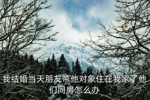 別人在我家同房了怎么辦，別人在我家同房了怎么辦