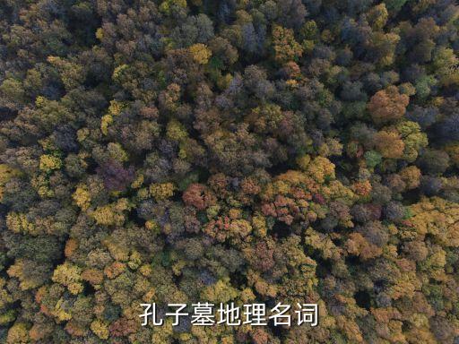 孔子墓地理名詞