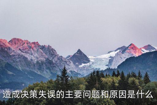 決策失誤，決策失誤該怎么翻譯