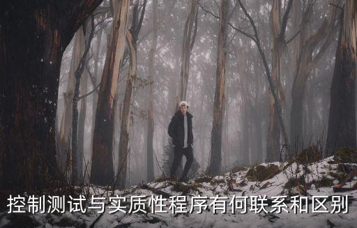 控制測(cè)試與實(shí)質(zhì)性程序有何聯(lián)系和區(qū)別