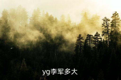 yg李軍多大