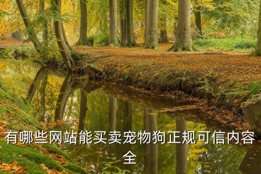 交易狗，有哪些網(wǎng)站能買賣寵物狗正規(guī)可信內(nèi)容全