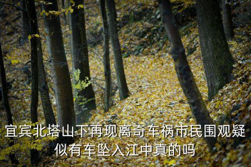 宜賓北塔山下再現(xiàn)離奇車禍?zhǔn)忻駠^疑似有車墜入江中真的嗎