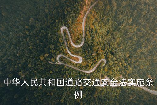 道交法實(shí)施條例，中華人民共和國道路交通安全法實(shí)施條例