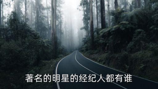 著名的明星的經(jīng)紀(jì)人都有誰