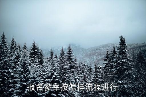 參軍流程，報名參軍按怎樣流程進(jìn)行