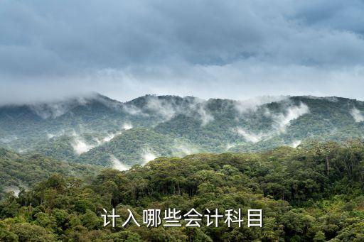 計入哪些會計科目