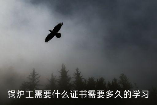 司爐工操作證，關(guān)于鍋爐工的證件