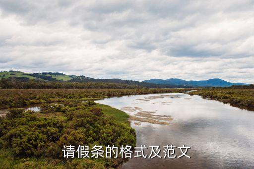 請(qǐng)假條的格式及范文
