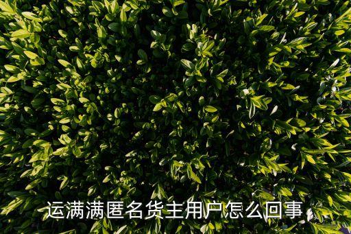 運滿滿貨主，沒有抬頭可以注冊運滿滿貨主么