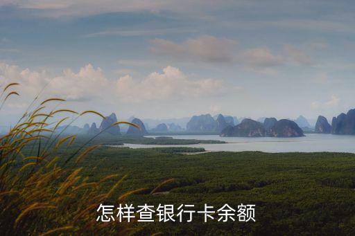 怎樣查詢銀行卡余額，銀行卡的余額怎么查