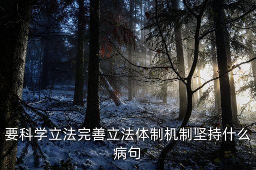 推進科學立法，落實依法治國基本方略必須全面推進什么進程