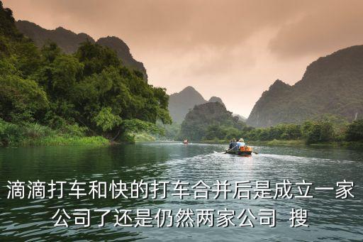 滴滴快的合并，滴滴打車和快的打車合并后是成立一家公司了還是仍然兩家公司  搜