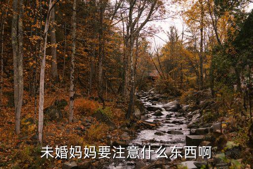未婚媽媽，未婚媽媽該怎么辦