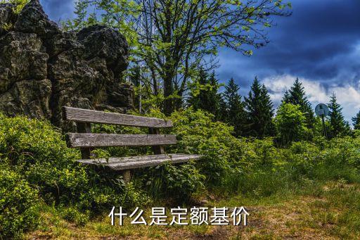 什么是定額基價(jià)