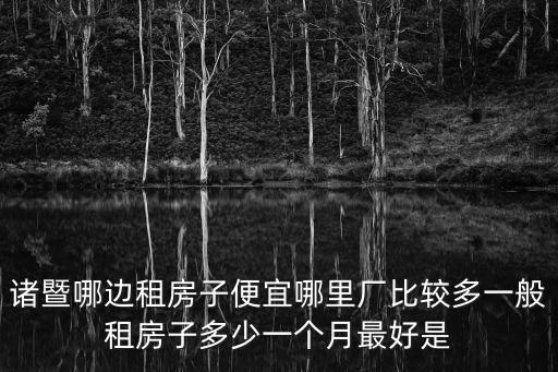 諸暨租房，諸暨店口租房