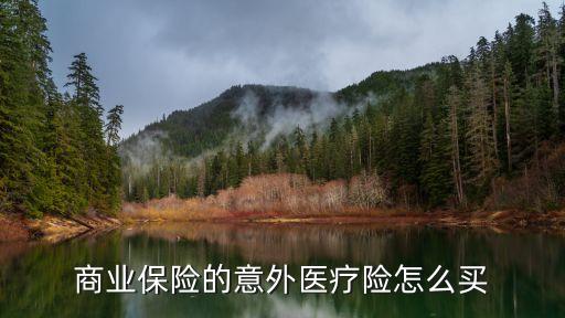 商業(yè)保險(xiǎn)的意外醫(yī)療險(xiǎn)怎么買
