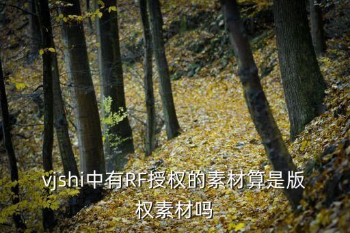 vjshi中有RF授權(quán)的素材算是版權(quán)素材嗎