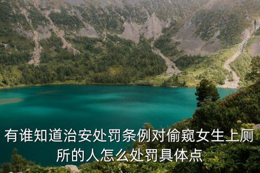 窺視廁所，男人偷窺女廁是犯法那么一些G基佬偷看男廁犯法不