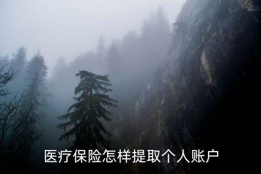 醫(yī)療保險(xiǎn)怎樣提取個(gè)人賬戶