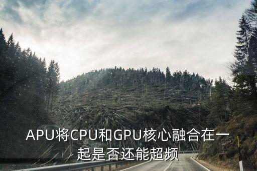 APU將CPU和GPU核心融合在一起是否還能超頻