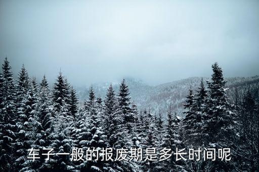 汽車報廢年限是多少，車輛的報廢年限