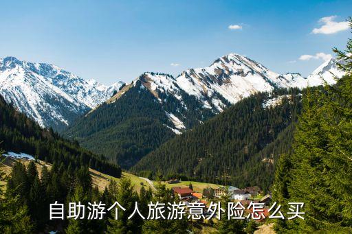 意外險(xiǎn)怎么買，自駕游個(gè)人旅游意外險(xiǎn)怎么買