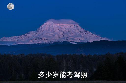 駕照幾歲可以考，多少歲能考駕照