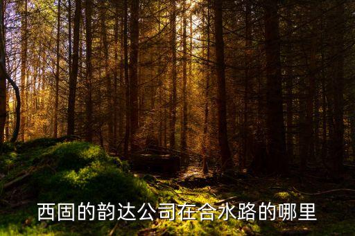西固的韻達公司在合水路的哪里