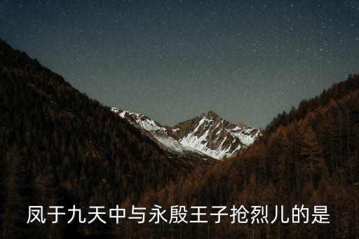 鳳于九天中與永殷王子搶烈兒的是