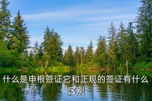 什么是申根簽證，什么是申根