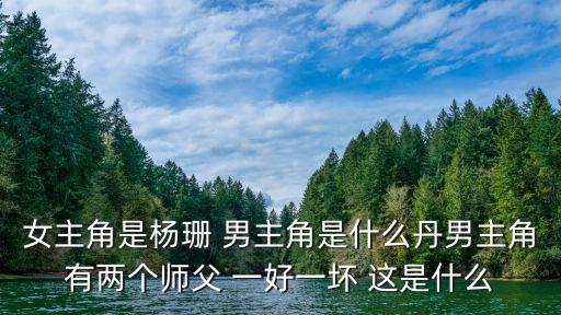 楊珊，女主角是楊珊 男主角是什么丹男主角有兩個師父 一好一壞 這是什么