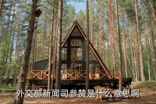 參贊是什么職務(wù)，外交部新聞司參贊是什么意思啊