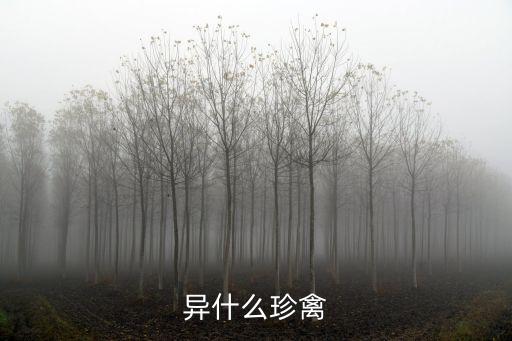 異什么珍禽