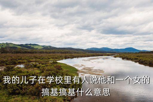 我的兒子在學校里有人說他和一個女的搞基搞基什么意思
