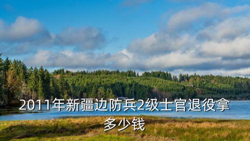 2011年新疆邊防兵2級士官退役拿多少錢