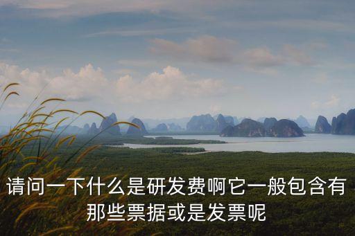 請問一下什么是研發(fā)費(fèi)啊它一般包含有那些票據(jù)或是發(fā)票呢