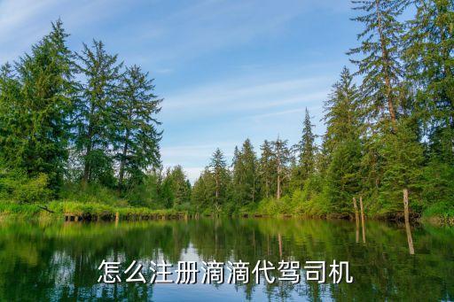 滴滴代駕注冊(cè)，怎樣申請(qǐng)深圳滴滴代駕