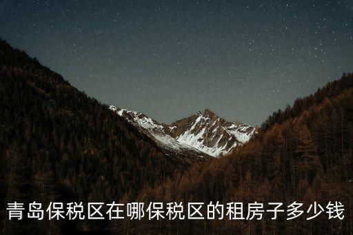 青島保稅區(qū)在哪保稅區(qū)的租房子多少錢