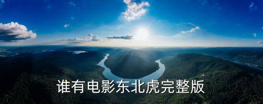 誰有電影東北虎完整版