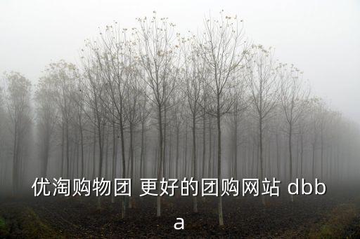優(yōu)淘購(gòu)物團(tuán) 更好的團(tuán)購(gòu)網(wǎng)站 dbba