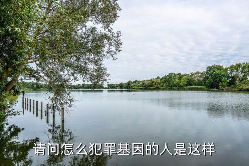 犯罪基因，是不是有犯罪基因遺傳的人這輩子也成不了好人了