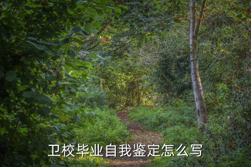 衛(wèi)校畢業(yè)自我鑒定怎么寫(xiě)