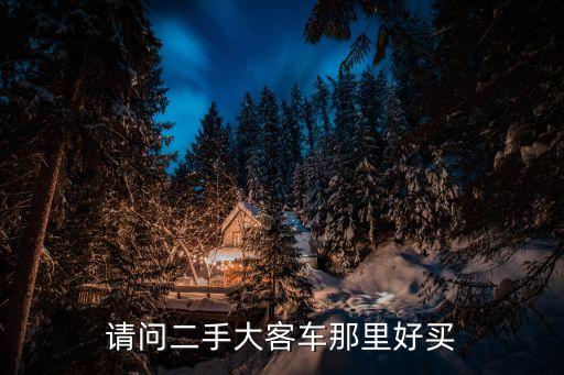 請(qǐng)問(wèn)二手大客車(chē)那里好買(mǎi)