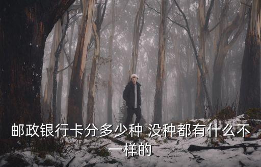 郵政銀行卡分多少種 沒種都有什么不一樣的