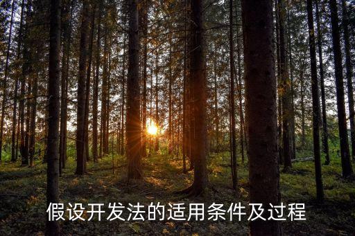 假設開發(fā)法的適用條件及過程