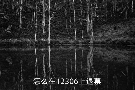 怎么退票，12306網上買的火車票如何退票