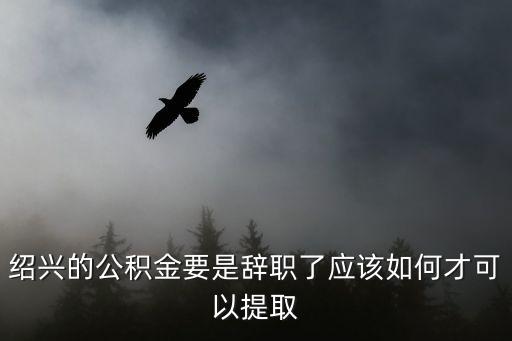 紹興公積金，紹興的公積金要是辭職了應(yīng)該如何才可以提取