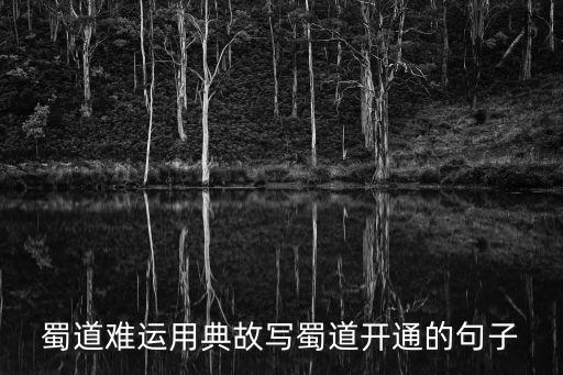 蜀道難運用典故寫蜀道開通的句子