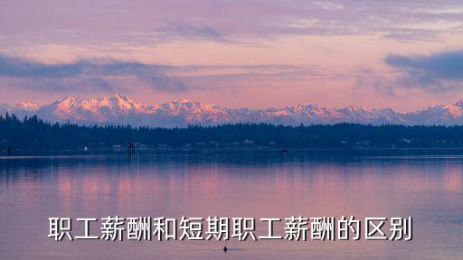 短期薪酬，職工薪酬和短期職工薪酬的區(qū)別